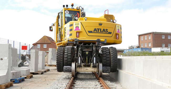 Atlas Zweiwegebagger 1404ZW 1