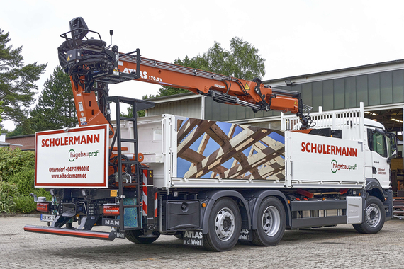 Schölermann LKW Kranaufbau 1