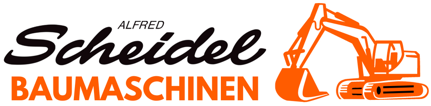 Scheidel Baumaschinen weiß